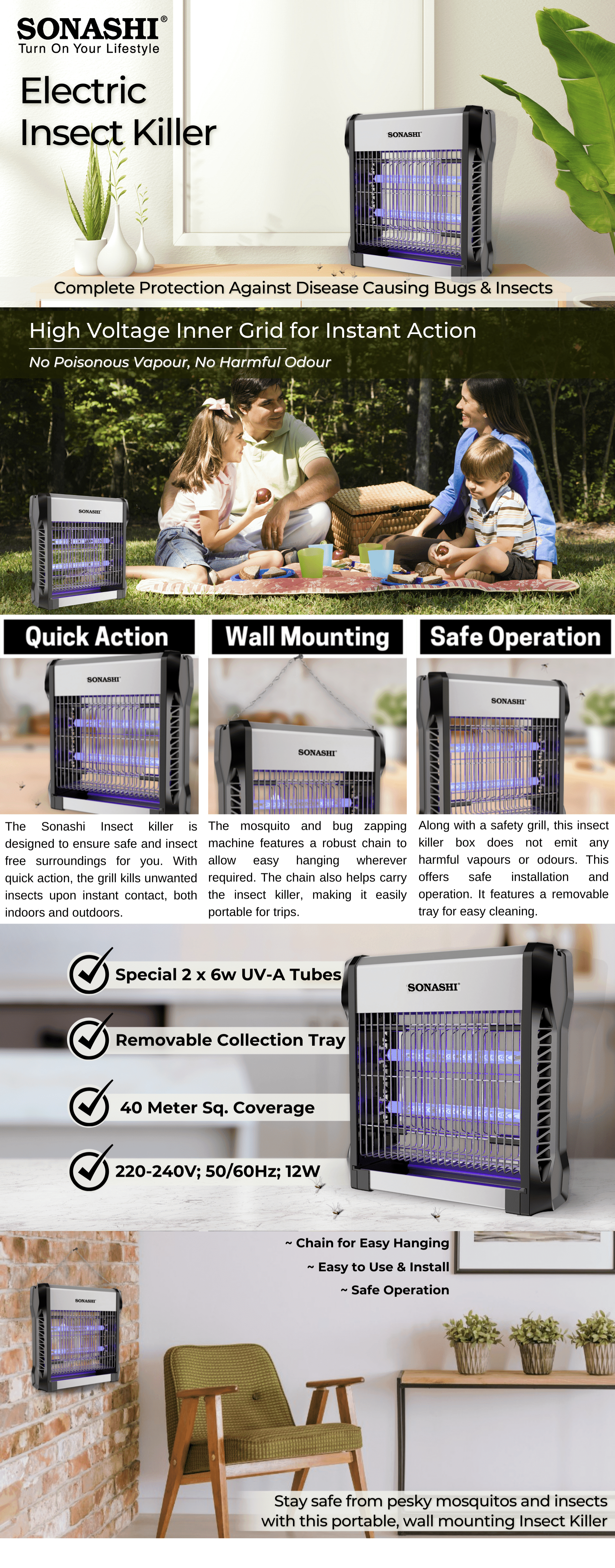 Sonashi Insect Killer SIK-712N brochure