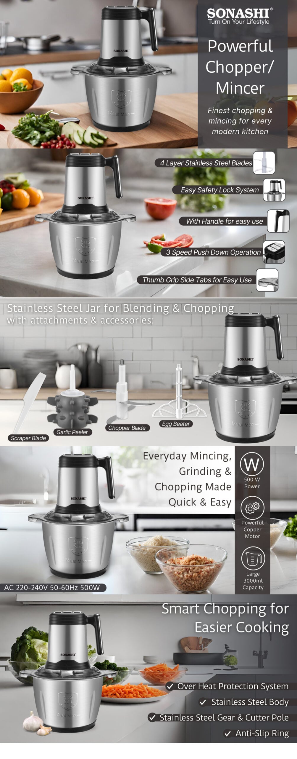 Sonashi Chopper SMC-24S brochure