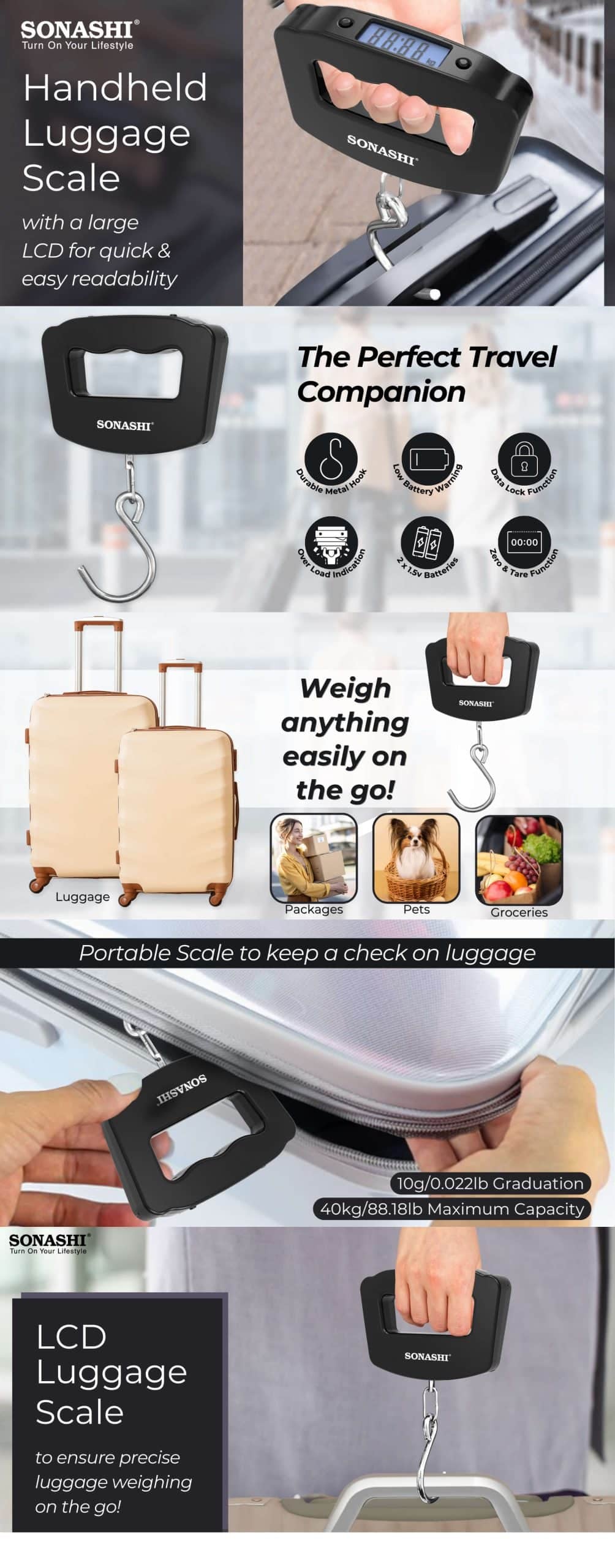 Sonashi Luggage Scale SLS-001N brochure