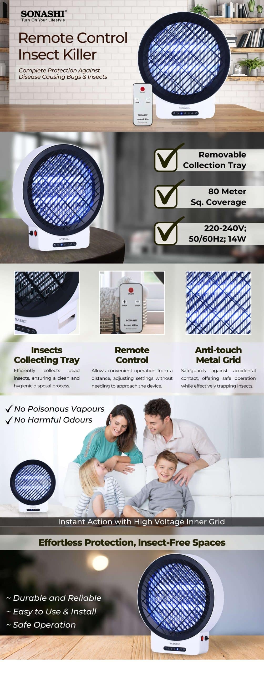 Sonashi Insect Killer 14W SIK-714 brochure