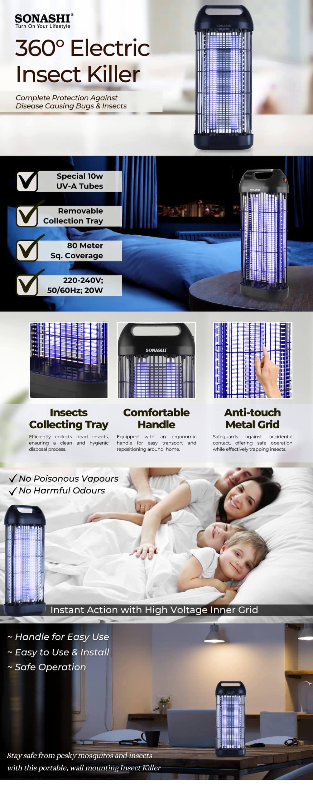 Sonashi Insect Killer 20W SIK-820 brochure