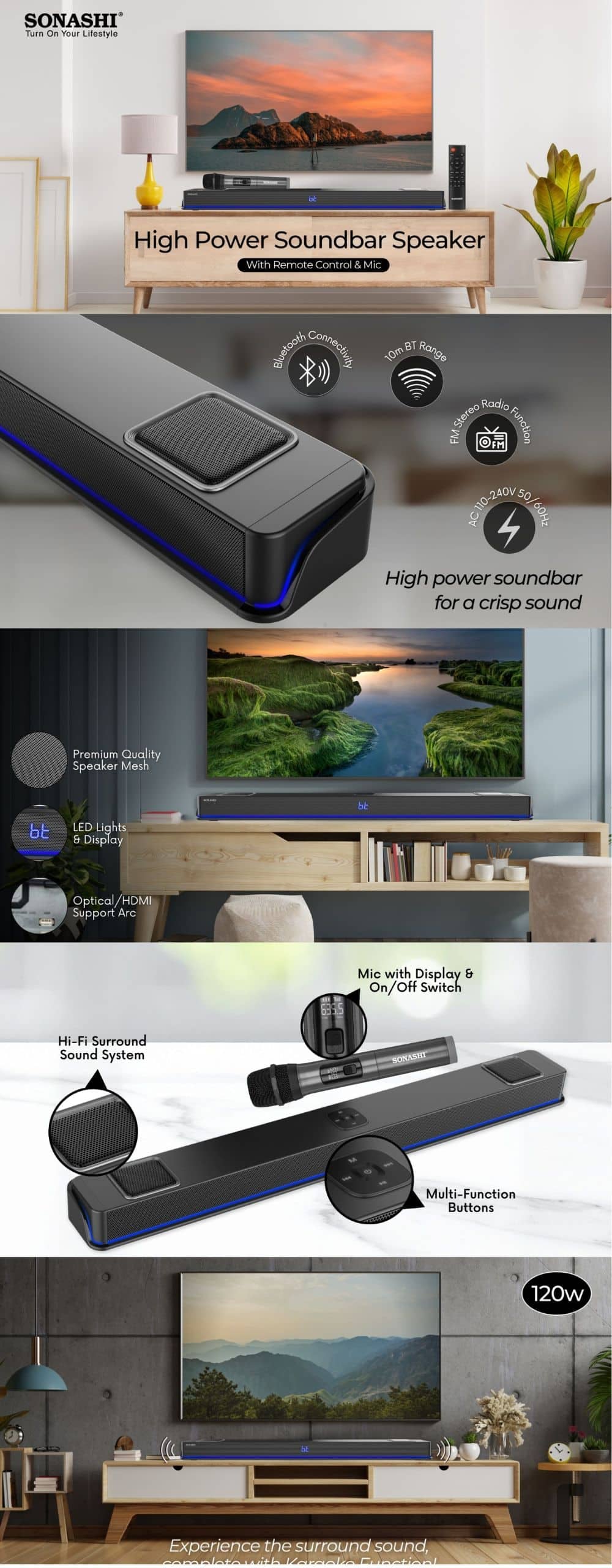 Sonashi Soundbar Speaker SSB-7211 brochure