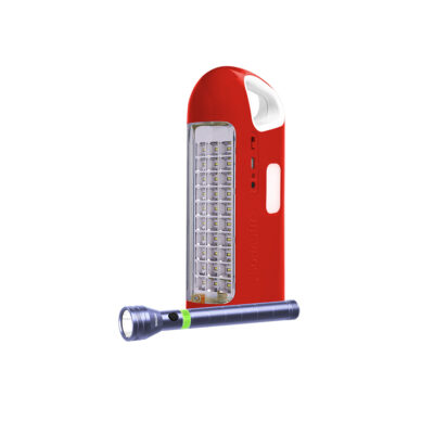 Emergency Lantern & LED Torch Combo SEL-3366-RED